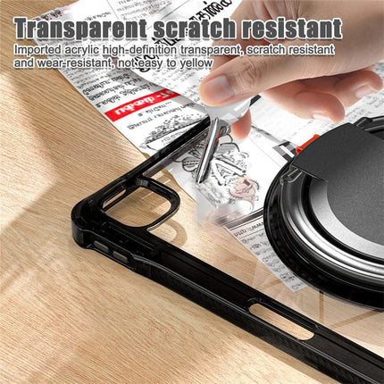 For iPad Air 13 (2024) / iPad Pro 12.9 (2022) / (2021) / (2020) / (2018) Case with Shoulder Strap Kickstand PC+TPU+Acrylic Tablet Cover