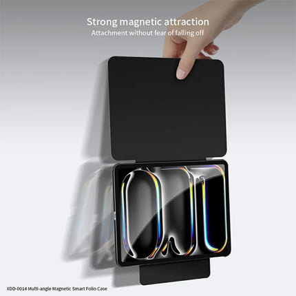 XUNDD XDD-0014 For iPad Air 11 (2024) / Air (2022) / (2020) Case PU Leather Multi-Angle Stand Smart Tablet Cover with Pen Holder