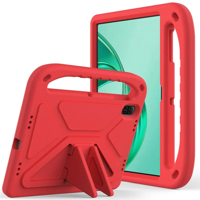 For Honor Pad X8a Case Hand Grip Kickstand Tablet EVA Cover - Red