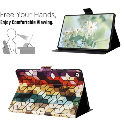 For iPad mini (2019) 7.9 inch  /  4  /  3  /  2  /  Mini Case Pattern Printed Stand Litchi Texture Leather Tablet Cover with Card Slots