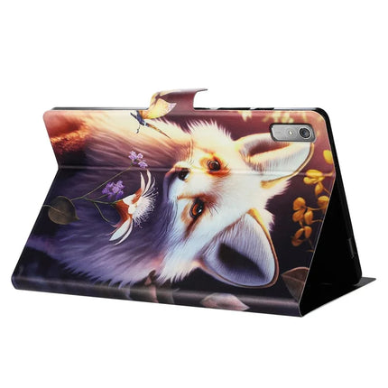 For Lenovo Tab P11 Gen 2 TB-350 Case Pattern Printed Stand Litchi Texture Leather Tablet Cover with Card Slots