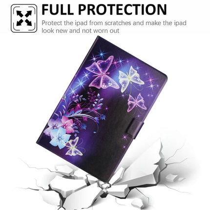 For Lenovo Tab M9 TB-310FU Case Pattern Printed Stand Litchi Texture Leather Tablet Cover with Card Slots