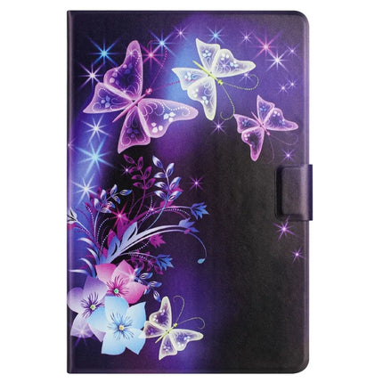 For Lenovo Tab M9 TB-310FU Case Pattern Printed Stand Litchi Texture Leather Tablet Cover with Card Slots