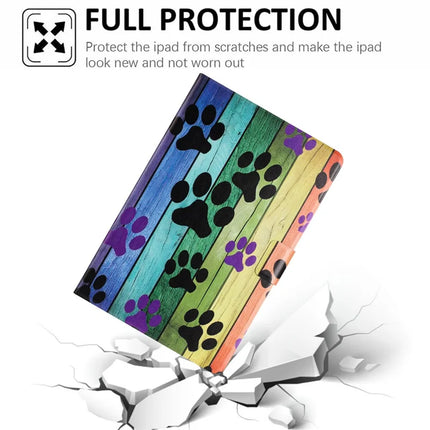 For Lenovo Tab M9 TB-310FU Case Pattern Printed Stand Litchi Texture Leather Tablet Cover with Card Slots