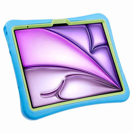 PEPKOO For iPad Air 13 (2024) Shockproof Tablet Case 360-Degree Rotatable PC Kickstand EVA Protective Cover