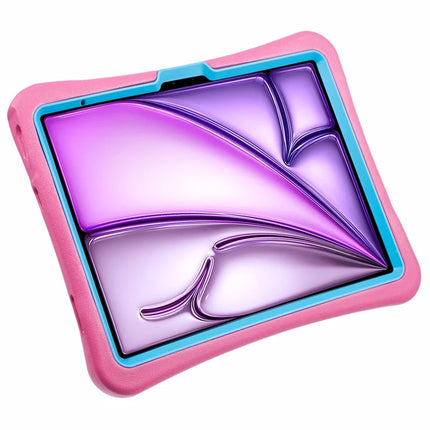 PEPKOO For iPad Air 13 (2024) Shockproof Tablet Case 360-Degree Rotatable PC Kickstand EVA Protective Cover
