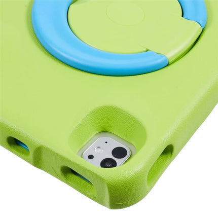 PEPKOO For iPad Pro 11 (2024) Shockproof Tablet Case 360-Degree Rotatable PC Kickstand EVA Protective Cover