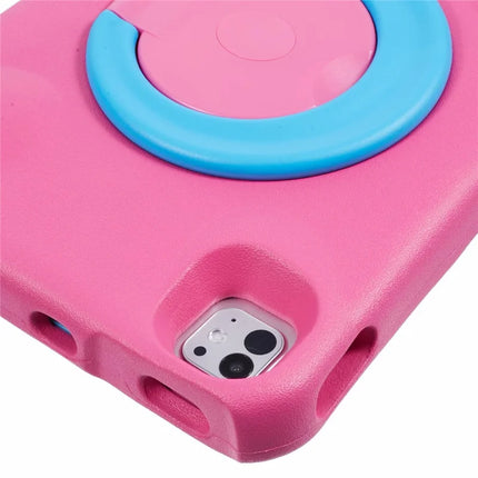 PEPKOO For iPad Pro 11 (2024) Shockproof Tablet Case 360-Degree Rotatable PC Kickstand EVA Protective Cover