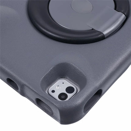 PEPKOO For iPad Pro 11 (2024) Shockproof Tablet Case 360-Degree Rotatable PC Kickstand EVA Protective Cover