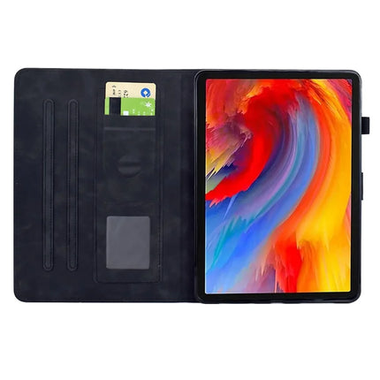 For iPad 10.9 (2022) Case Flower Bird Imprinted Card Holder Leather Tablet Cover