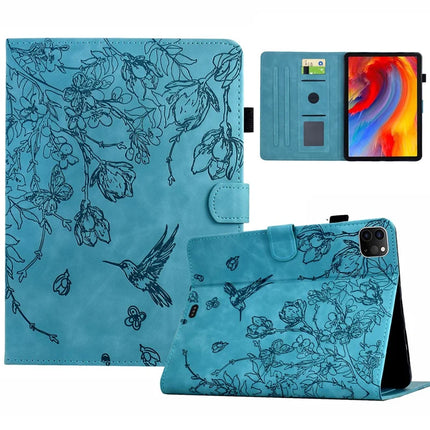 For iPad Air 11 (2024) / Air (2022) / (2020) / iPad Pro 11 (2022) / (2021) / (2020) / (2018) Case Card Holder Leather Tablet Cover - Baby Blue