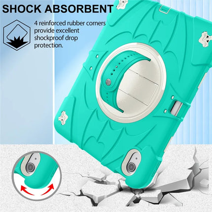For iPad Air 11 (2024) / iPad Air (2022) / (2020) Case Kickstand Pen Slot Silicone + PC Cover with Strap