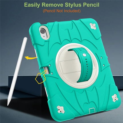 For iPad Air 11 (2024) / iPad Air (2022) / (2020) Case Kickstand Pen Slot Silicone + PC Cover with Strap