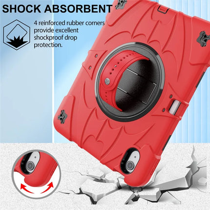 For iPad Air 11 (2024) / iPad Air (2022) / (2020) Case Kickstand Pen Slot Silicone + PC Cover with Strap