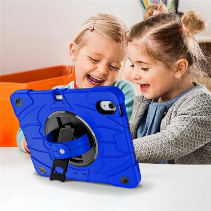 For iPad Air 11 (2024) / iPad Air (2022) / (2020) Case Kickstand Pen Slot Silicone + PC Cover with Strap