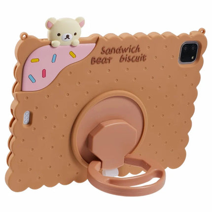 Silicone Case for iPad Air 11 (2024) / Air (2022) / (2020) / iPad Pro 11 (2024) / (2022) / (2021) / (2020) / (2018) Kickstand Cover with Shoulder Strap