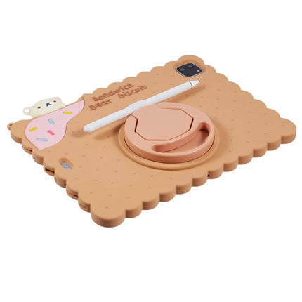 Silicone Case for iPad Air 11 (2024) / Air (2022) / (2020) / iPad Pro 11 (2024) / (2022) / (2021) / (2020) / (2018) Kickstand Cover with Shoulder Strap