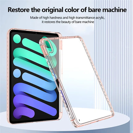 For iPad mini (2024)  /  (2021) Case Clear TPU Tablet Protective Cover with Pen Slot