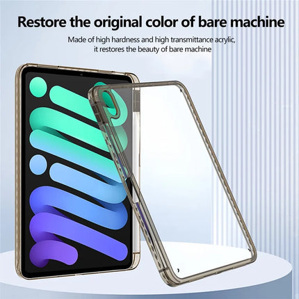 For iPad mini (2024)  /  (2021) Case Clear TPU Tablet Protective Cover with Pen Slot