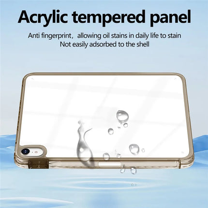 For iPad mini (2024)  /  (2021) Case Clear TPU Tablet Protective Cover with Pen Slot