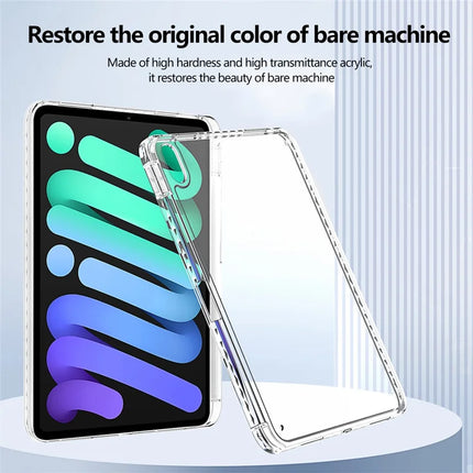 For iPad mini (2024)  /  (2021) Case Clear TPU Tablet Protective Cover with Pen Slot