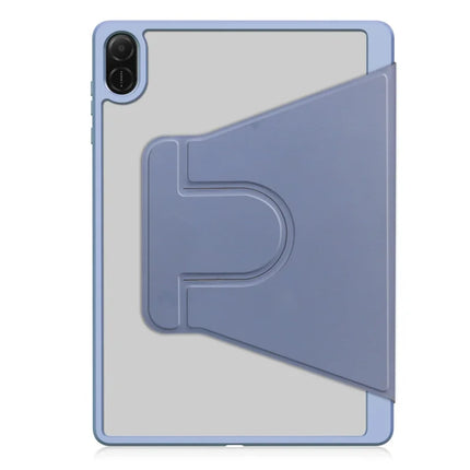 For Honor Pad X8a Case 360° Rotary Stand PU Leather+Acrylic Tablet Cover (Without Keyboard)
