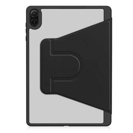 For Honor Pad X8a Case 360° Rotary Stand PU Leather+Acrylic Tablet Cover (Without Keyboard)