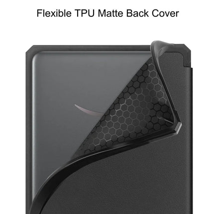 For Amazon Kindle Paperwhite (2024) Case PU Leather + TPU E-Reader Cover Auto Wake  /  Sleep