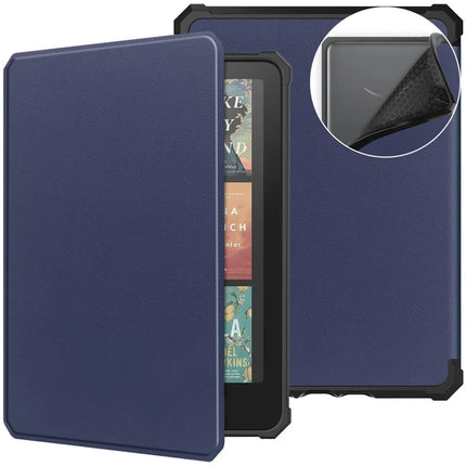 For Amazon Kindle Paperwhite (2024) Case PU Leather + TPU E-Reader Cover Auto Wake  /  Sleep