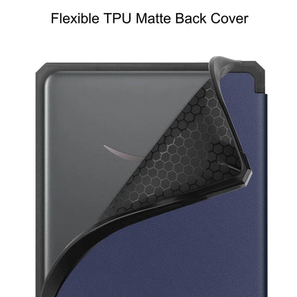 For Amazon Kindle Paperwhite (2024) Case PU Leather + TPU E-Reader Cover Auto Wake  /  Sleep