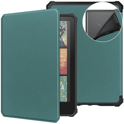 For Amazon Kindle Paperwhite (2024) Case PU Leather + TPU E-Reader Cover Auto Wake  /  Sleep