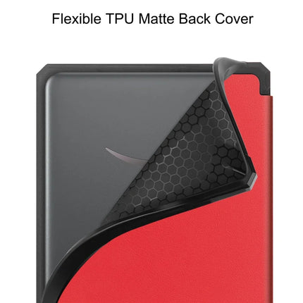 For Amazon Kindle Paperwhite (2024) Case PU Leather + TPU E-Reader Cover Auto Wake  /  Sleep