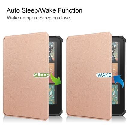 For Amazon Kindle Paperwhite (2024) Case PU Leather + TPU E-Reader Cover Auto Wake  /  Sleep