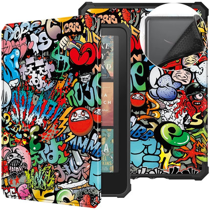 For Amazon Kindle Paperwhite (2024) Case Pattern Print TPU+ PU E-Reader Cover
