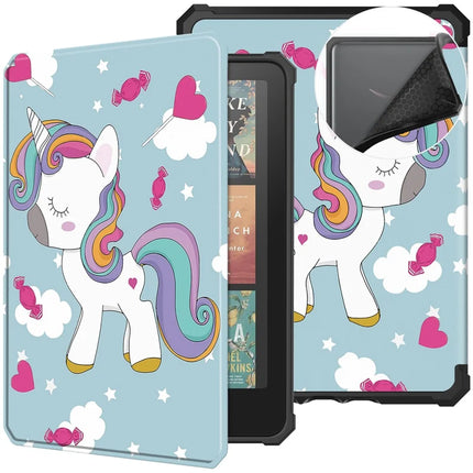 For Amazon Kindle Paperwhite (2024) Case Pattern Print TPU+ PU E-Reader Cover