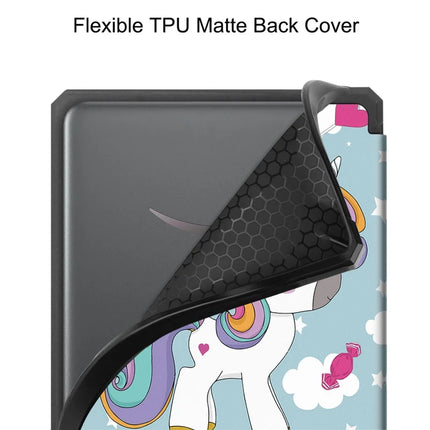 For Amazon Kindle Paperwhite (2024) Case Pattern Print TPU+ PU E-Reader Cover