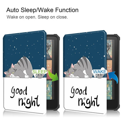 For Amazon Kindle Paperwhite (2024) Case Pattern Print TPU+ PU E-Reader Cover