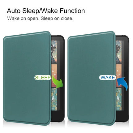 For Amazon Kindle Paperwhite (2024) Case PC + PU E-Reader Cover Support Auto Wake  /  Sleep