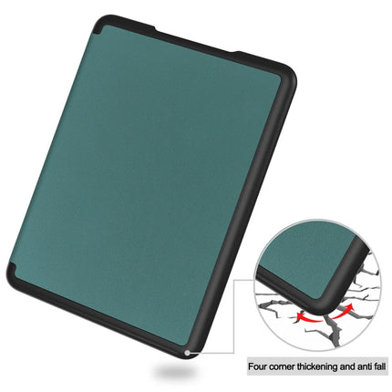 For Amazon Kindle Paperwhite (2024) Case PC + PU E-Reader Cover Support Auto Wake  /  Sleep