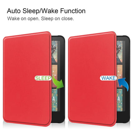 For Amazon Kindle Paperwhite (2024) Case PC + PU E-Reader Cover Support Auto Wake  /  Sleep