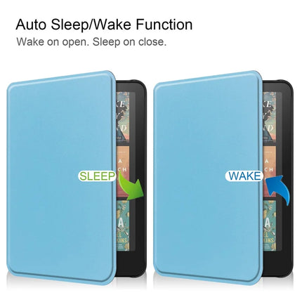 For Amazon Kindle Paperwhite (2024) Case PC + PU E-Reader Cover Support Auto Wake  /  Sleep