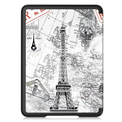 For Amazon Kindle Paperwhite (2024) Case Pattern Print PC+ PU E-Reader Cover