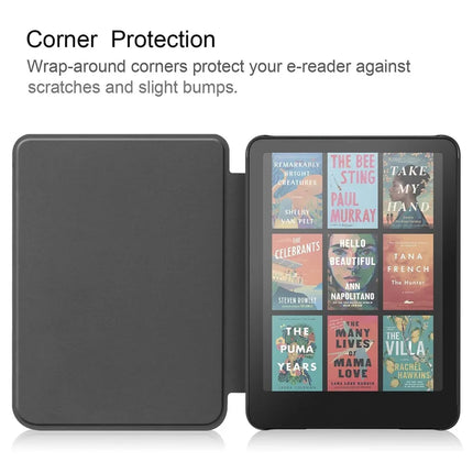 For Amazon Kindle Paperwhite (2024) Case Pattern Print PC+ PU E-Reader Cover