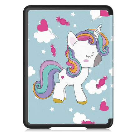 For Amazon Kindle Paperwhite (2024) Case Pattern Print PC+ PU E-Reader Cover