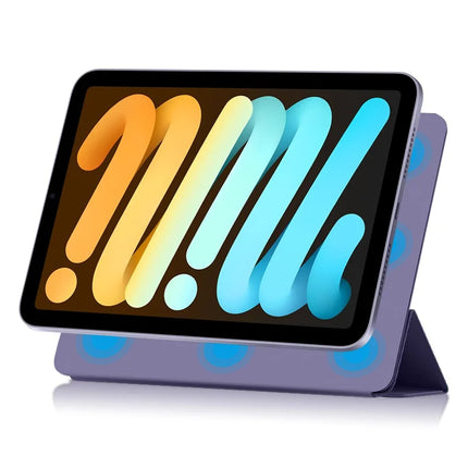 For iPad mini (2024) Stand Case Shockproof Magnetic PU Leather Flip Tablet Cover