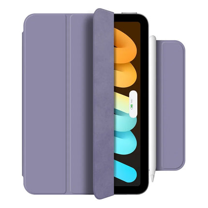 For iPad mini (2024) Stand Case Shockproof Magnetic PU Leather Flip Tablet Cover