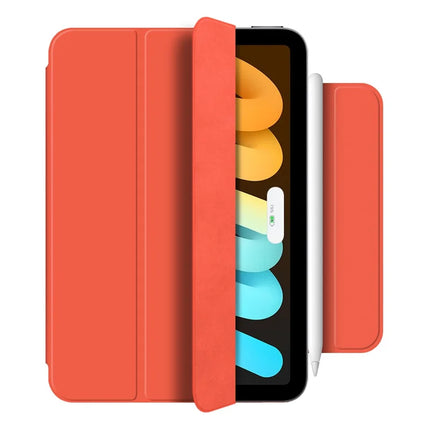 For iPad mini (2024) Stand Case Shockproof Magnetic PU Leather Flip Tablet Cover