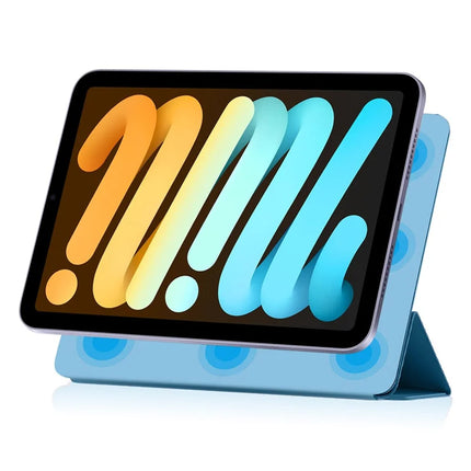 For iPad mini (2024) Stand Case Shockproof Magnetic PU Leather Flip Tablet Cover
