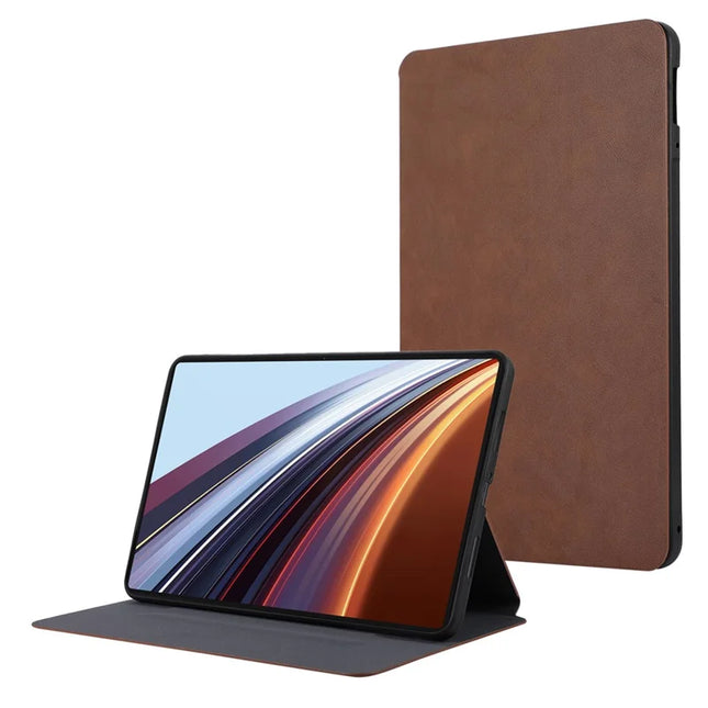 For Honor Pad GT Pro Shockproof Case PU Leather Tablet Cover with Stand - Brown