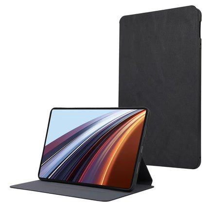 For Honor Pad GT Pro Shockproof Case PU Leather Tablet Cover with Stand - Black